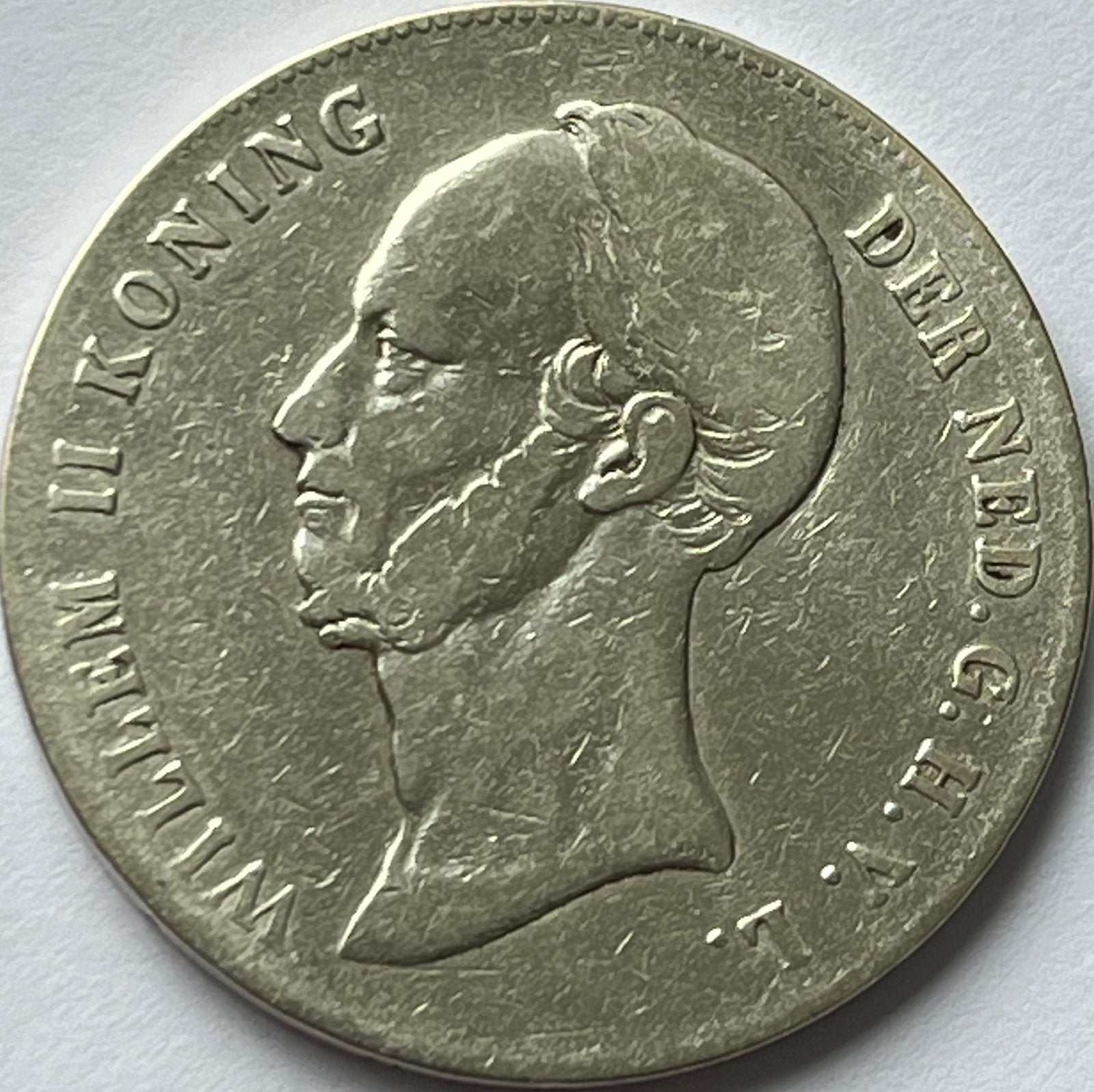 Zilveren rijksdaalder 1846, Postzegels en Munten, Zilver, Ophalen of Verzenden, Losse munt, 2½ gulden