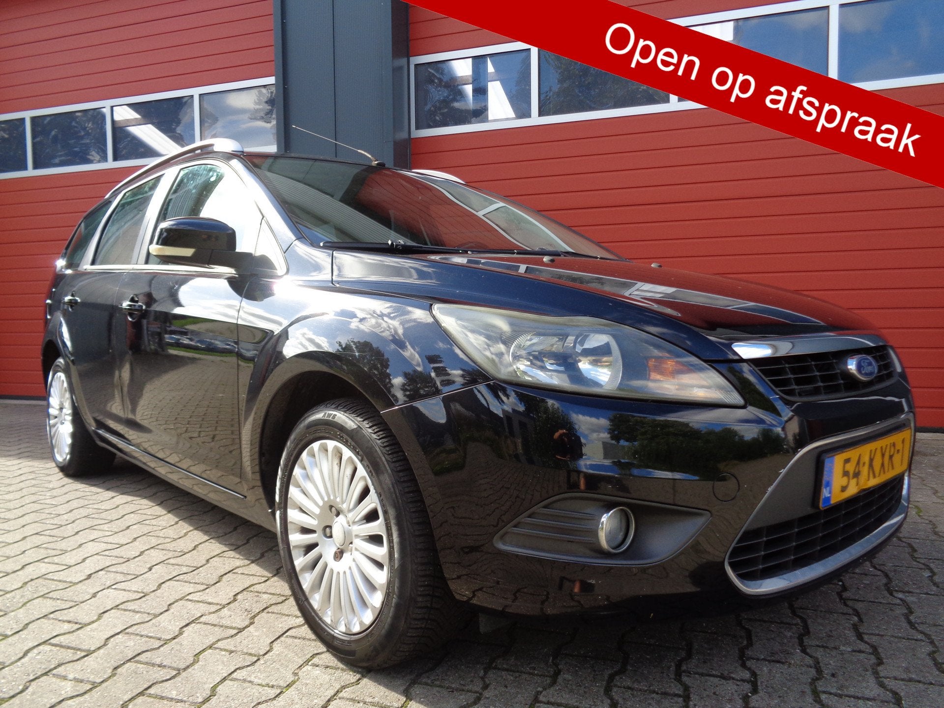 Ford FOCUS Wagon 1.8 Limited Flexi Fuel,Navi,Cruise Inruil k, Auto's, Euro 5, Gebruikt, 4 cilinders, Zwart