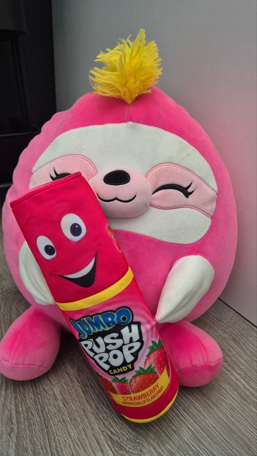 Snackles Pluchen Knuffel 35 cm Jumbo Push Pop, Overige merken, Overige typen, Ophalen of Verzenden, Zo goed als nieuw
