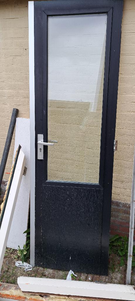 Openslaande deuren, Ophalen, Gebruikt, 120 cm of meer, Buitendeur