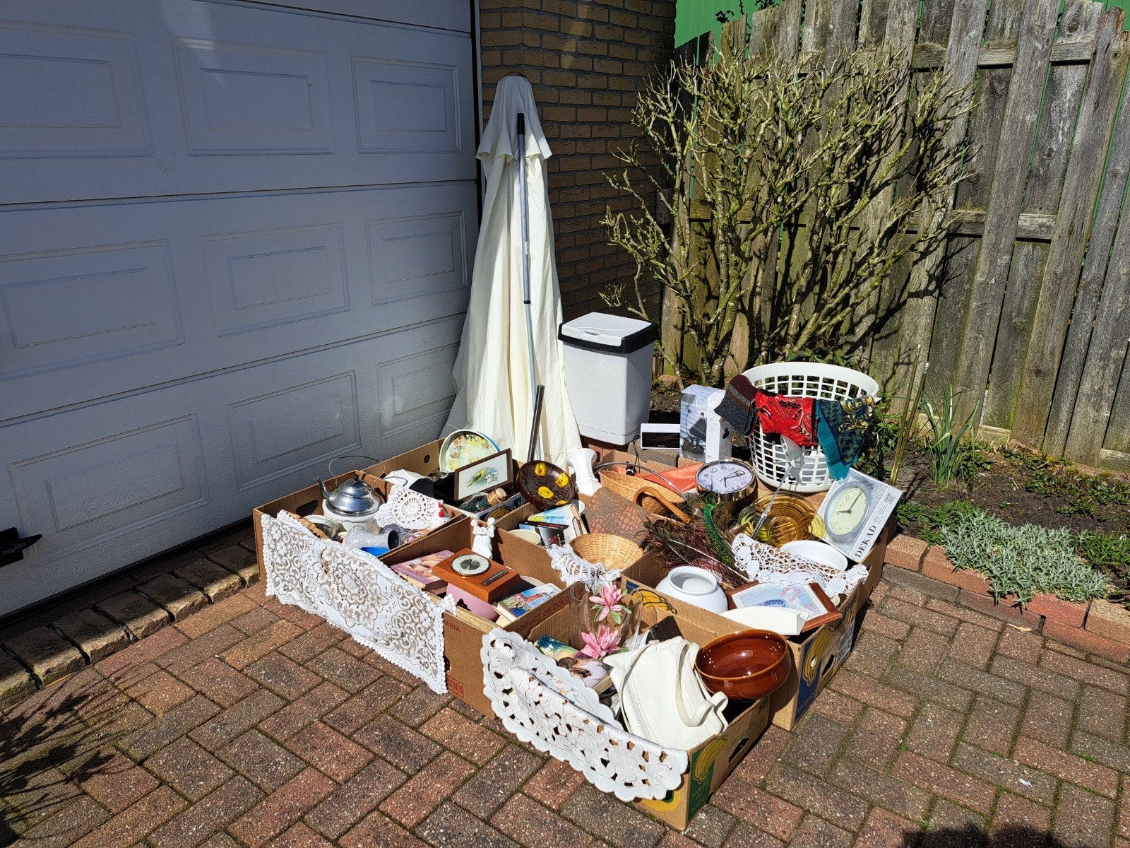grote pakket partij vintage retro antieke rommelmarkt, Ophalen