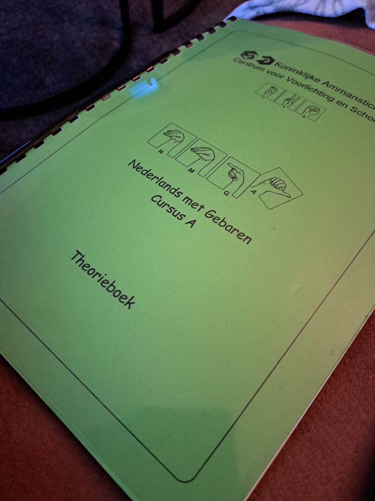 Mappen Nederlands met Gebaren Cursus A - Koninklijke Ammans, Ophalen, Koninklijke Ammansstichting, Zo goed als nieuw, Alpha