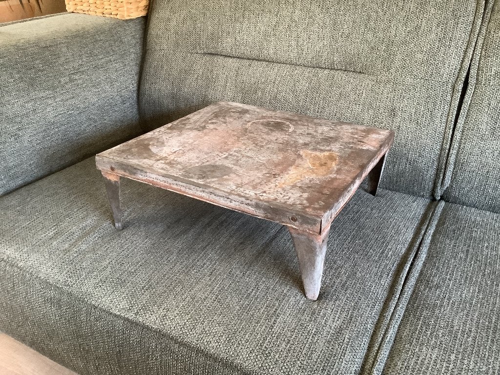 Vintage decoratie/plantenstandaard, Ophalen, Vintage, Gebruikt, Meerkleurig