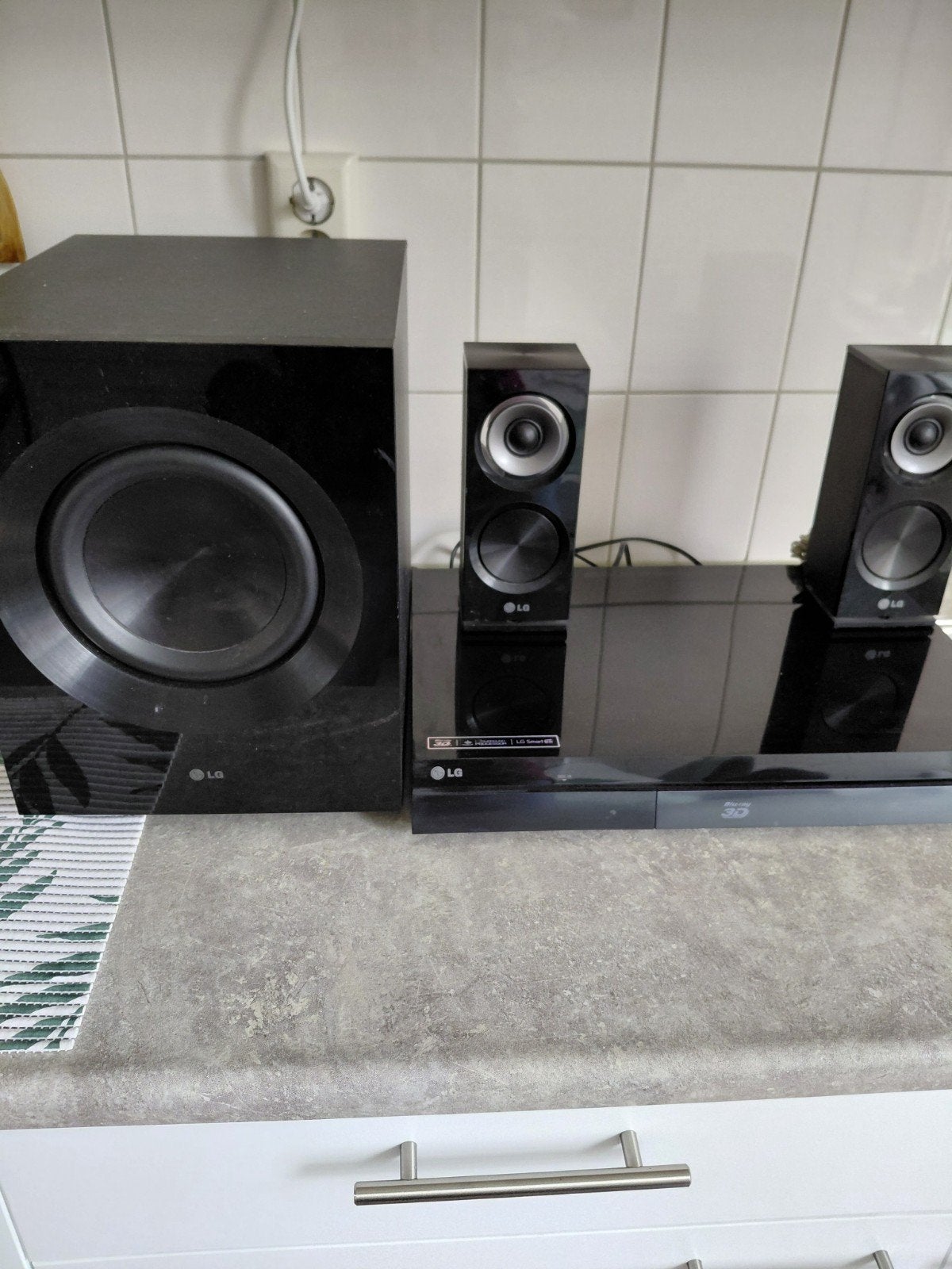 LG Bluray home cinema set, Ophalen, 70 watt of meer, Overige merken, Blu-ray-speler