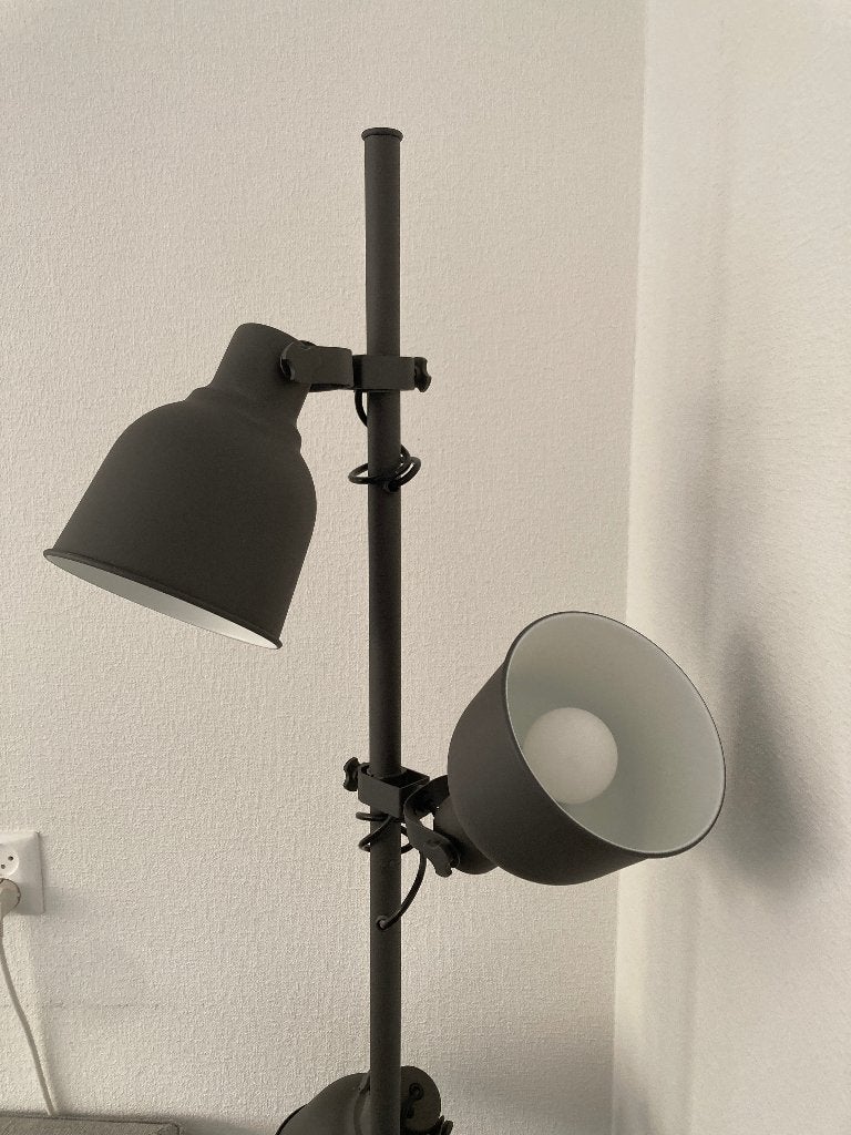 Staande Lamp van Ikea - HEKTAR, Ophalen, E14 (klein), Zo goed als nieuw, Metaal