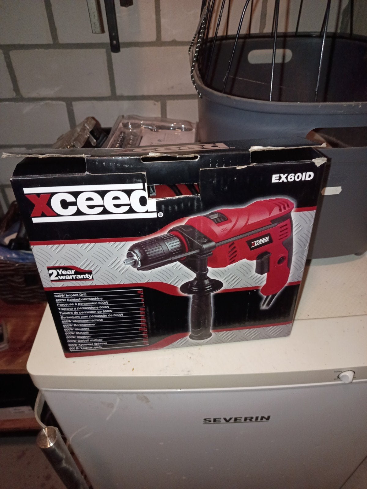 hamer dril boor, Zo goed als nieuw, Klopboormechanisme, 400 tot 600 watt, Ophalen
