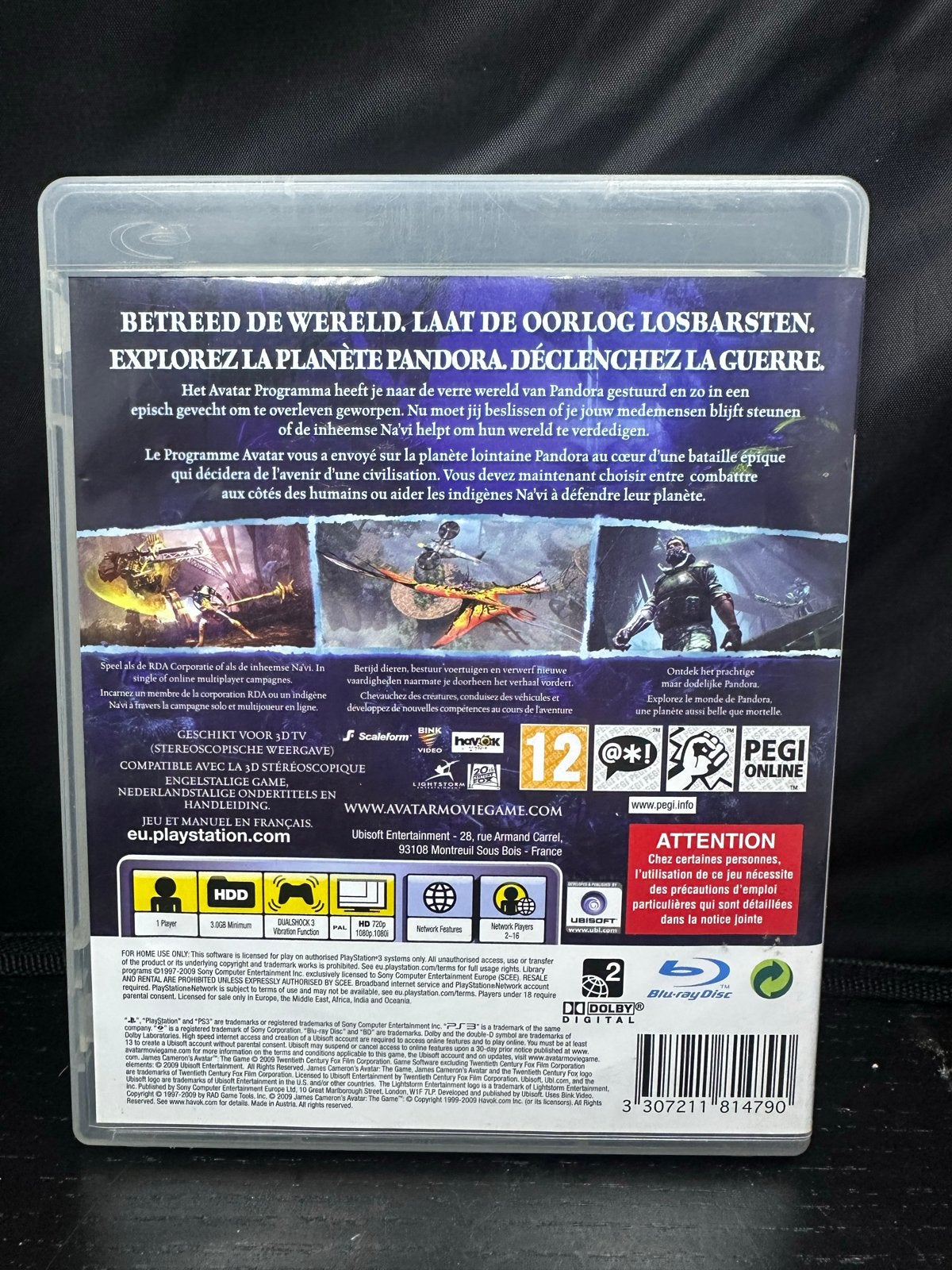 James Cameron's Avatar: The Game (PS3), Avontuur en Actie, F, Gebruikt, Verzenden