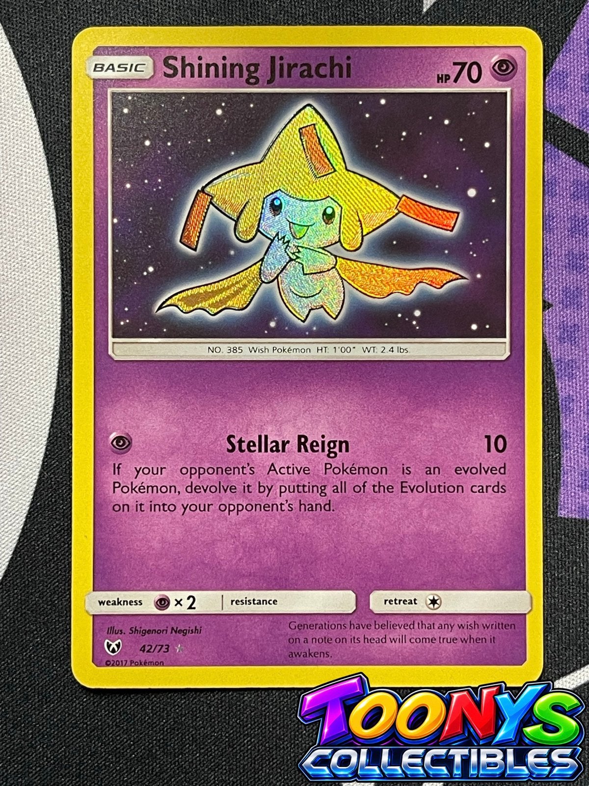 Pokemon TCG - Shining Jirachi - 42/73, Ophalen of Verzenden, Zo goed als nieuw
