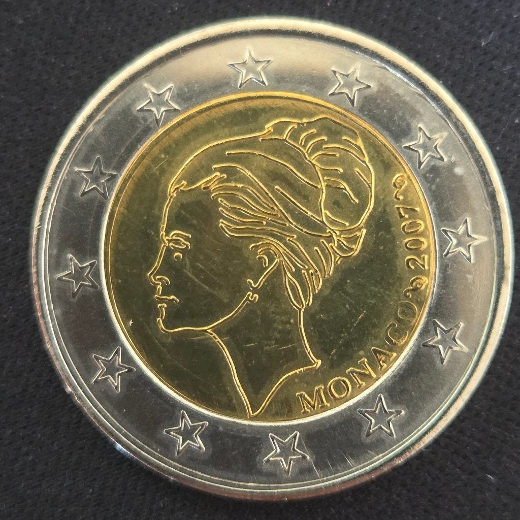 Monaco 2007: Grace Kelly | Meerdere beschikbaar | Probe, Ophalen of Verzenden, Overige landen, 2 euro, Losse munt