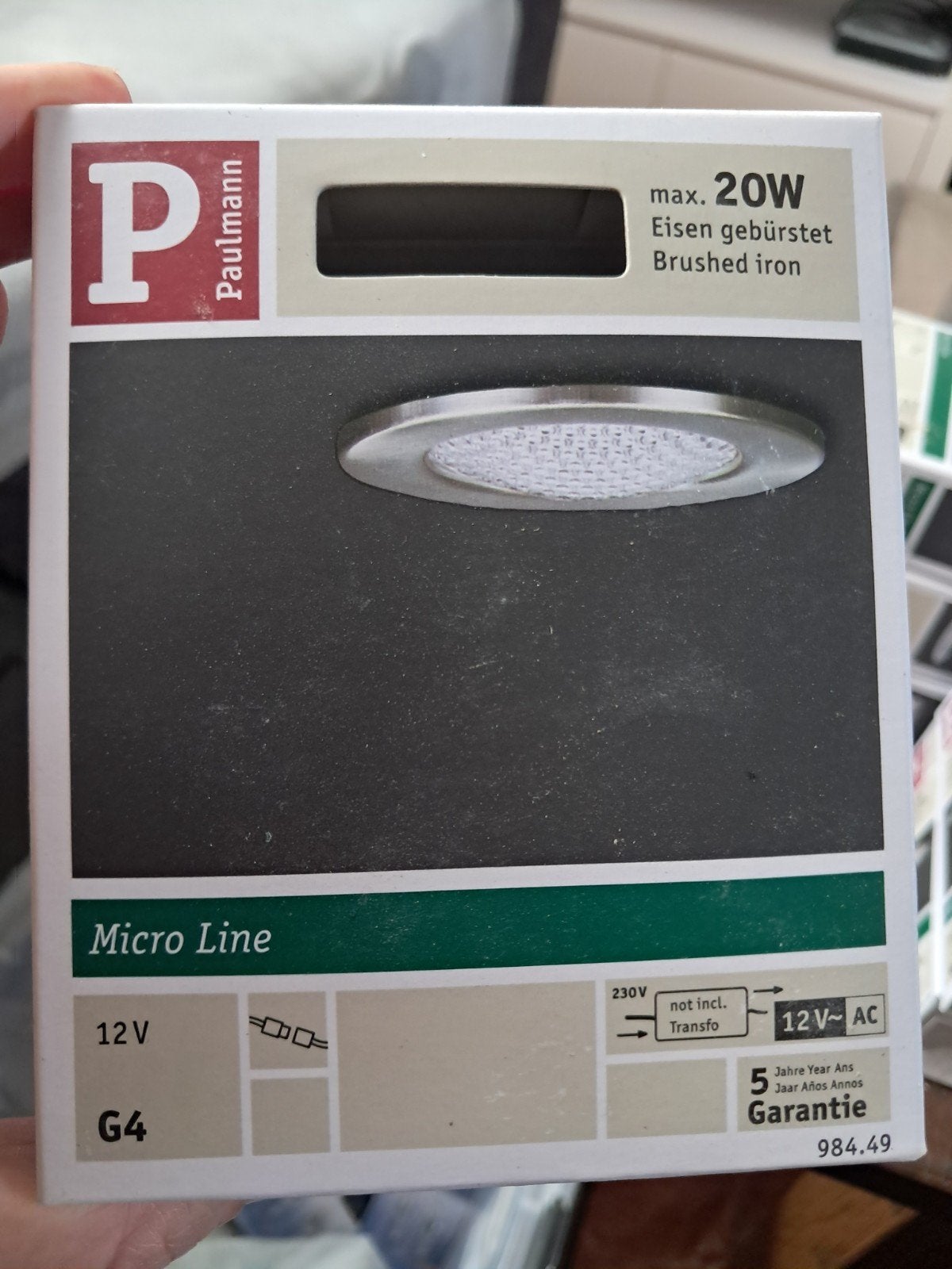 paulmann micro line spots inbouw met zeer lage inbouwruimte, Ophalen of Verzenden