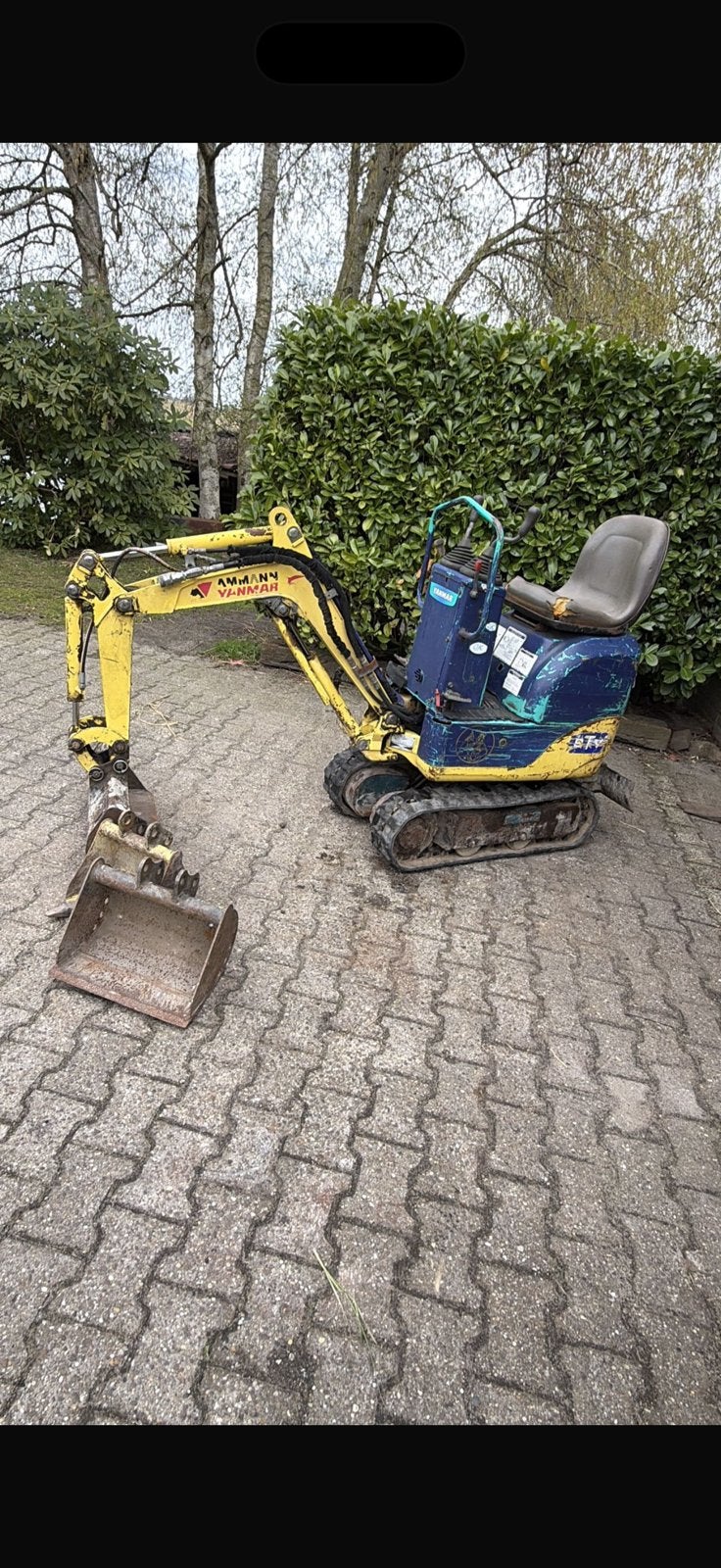 Yanmar sv05 mini graafmachine 56 cm breed MARGE