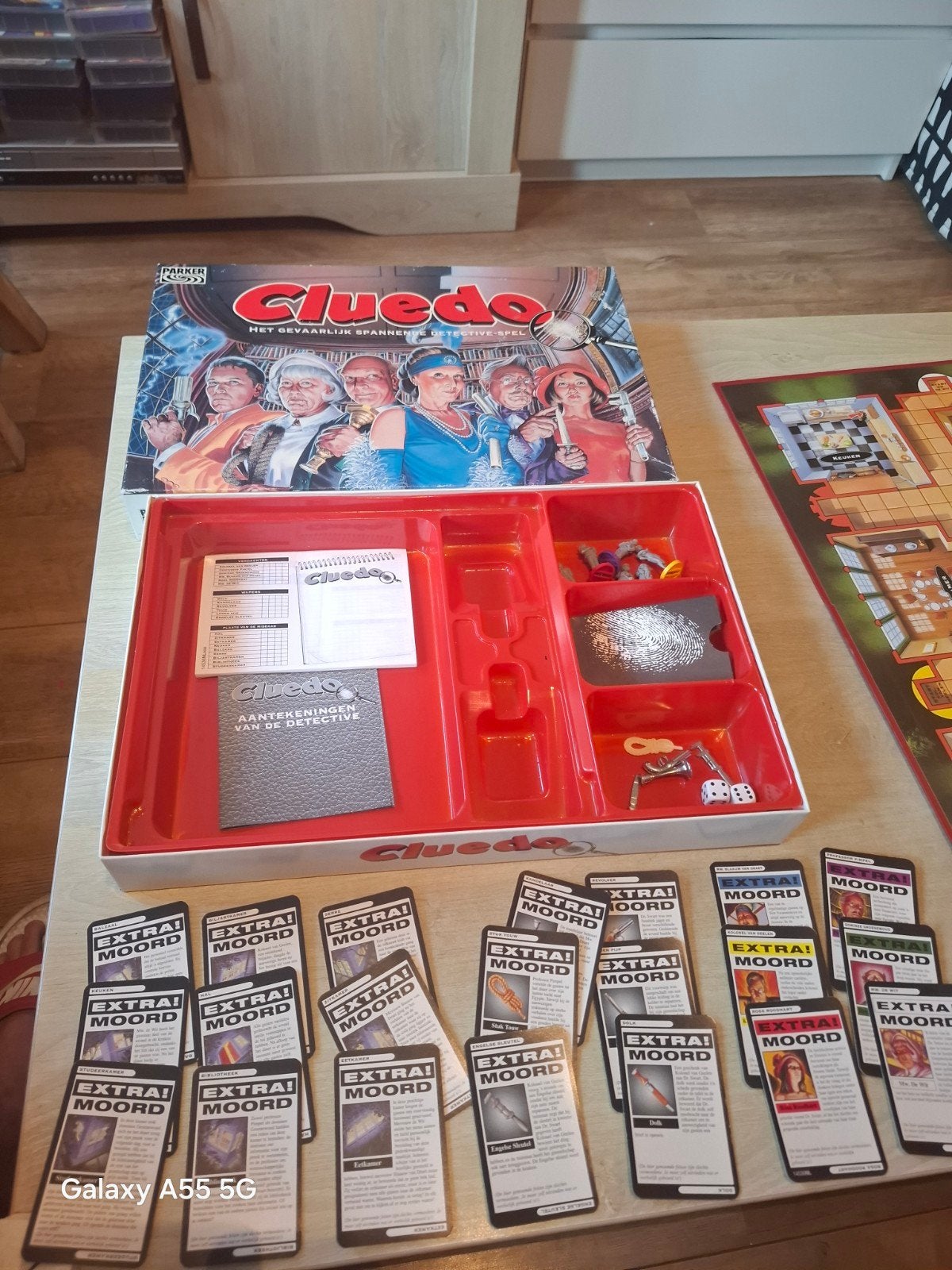 Cluedo Bordspel - Het Gevaarlijke Detective-Spel, Parker, Gebruikt, Vijf spelers of meer, Ophalen of Verzenden