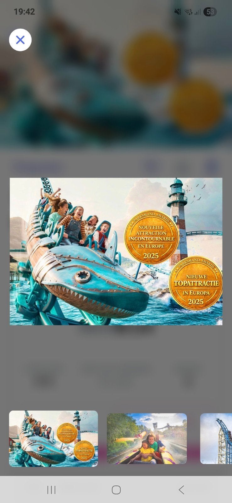 4 tickets Walibi Belgie, Drie personen of meer, Ticket of Toegangskaart