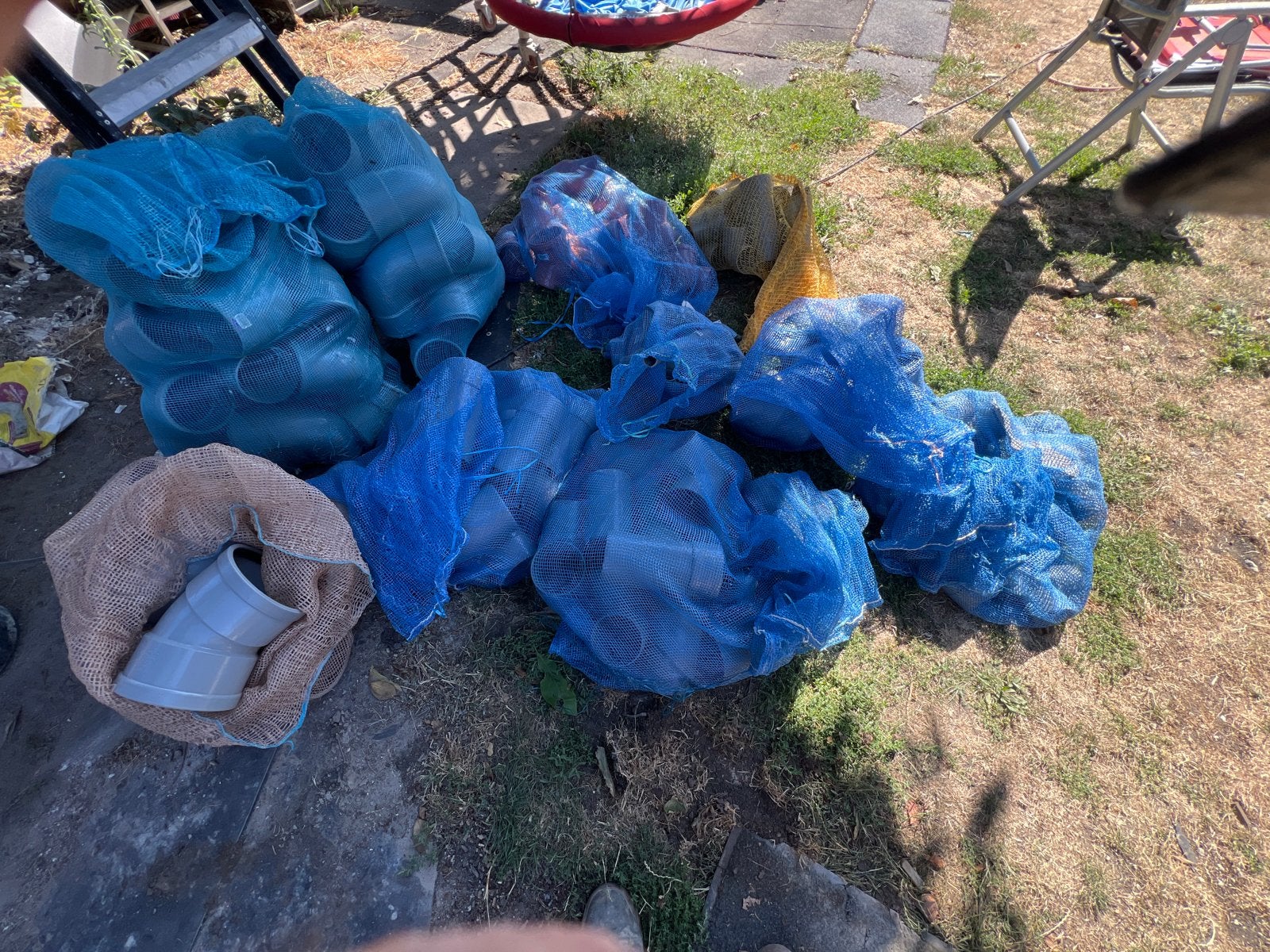 Diverse PVC hulpstukken en maten - alles in één koop, Gebruikt, Pvc, Overige typen, Ophalen of Verzenden