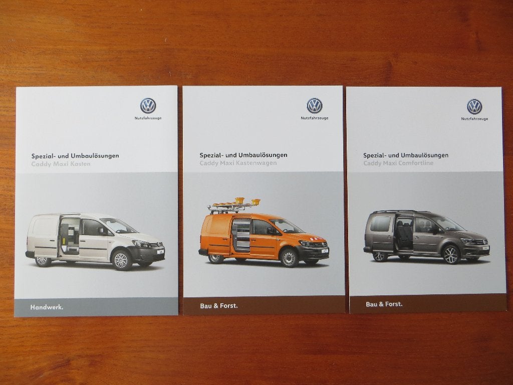 Volkswagen informatiekaart: Caddy Maxi Kastenwagen, Ophalen of Verzenden, Nieuw, Volkswagen