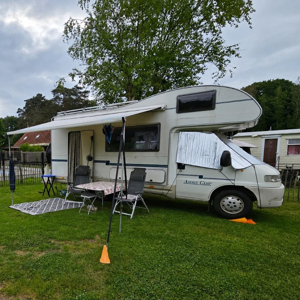 Fijne camper met alkoof fiat ducato 5 personen, Fiat, Luifel, Particulier, Half-integraal