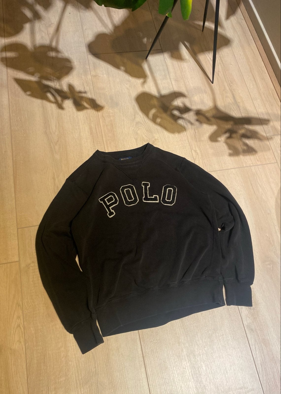 Polo Ralph Lauren sweater vintage - Maat M, Verzenden, Zo goed als nieuw, Maat 48/50 (M), Zwart