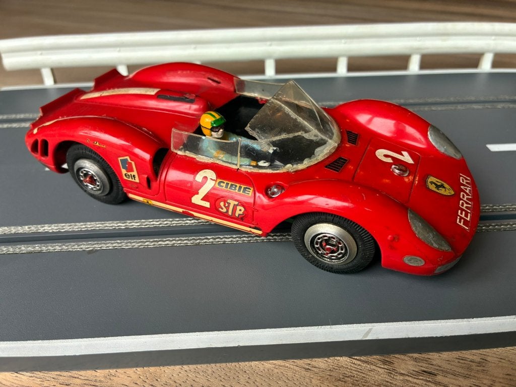 Vintage 1/24 Faller Club Racing Ferrari 330, Kinderen en Baby's, Ophalen of Verzenden, Elektrisch, Overige merken