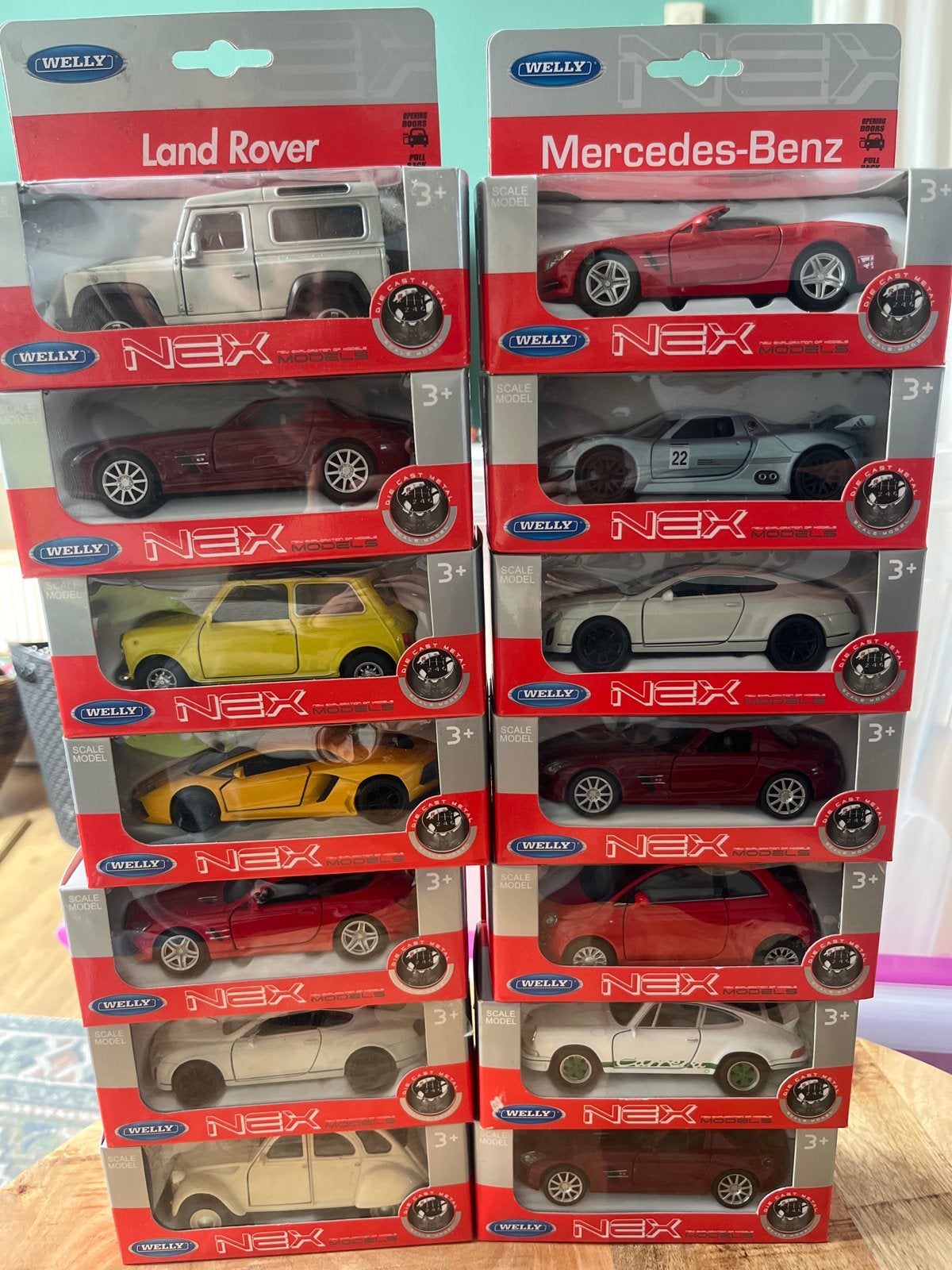 Welly NEX Auto's - 14 stuks diverse modellen, Ophalen, Nieuw, Auto