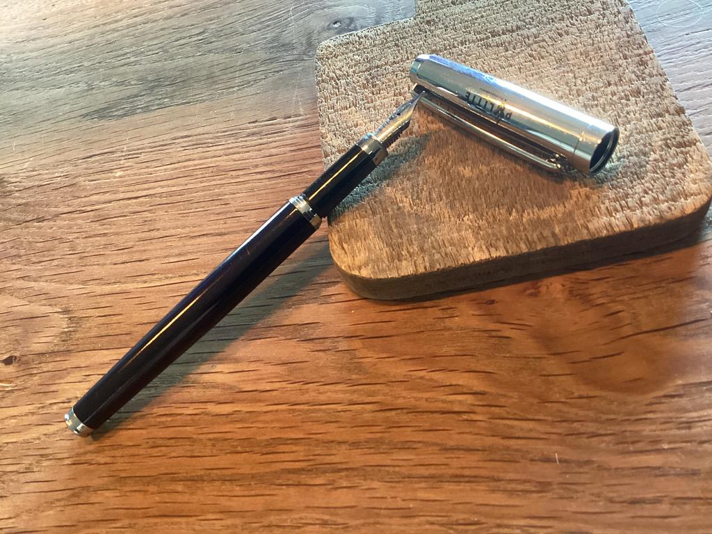 Pen Kroontjes pen, Ophalen of Verzenden, Gebruikt, Vulpen, Met reclame