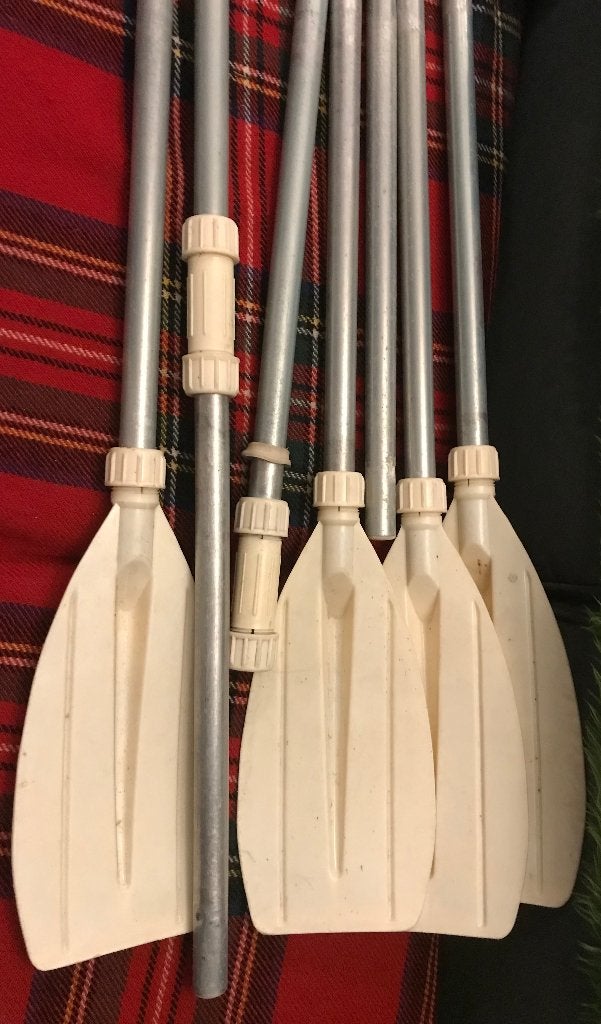 peddels 4 stuks, Ophalen of Verzenden, Gebruikt, Enkelbladige peddel