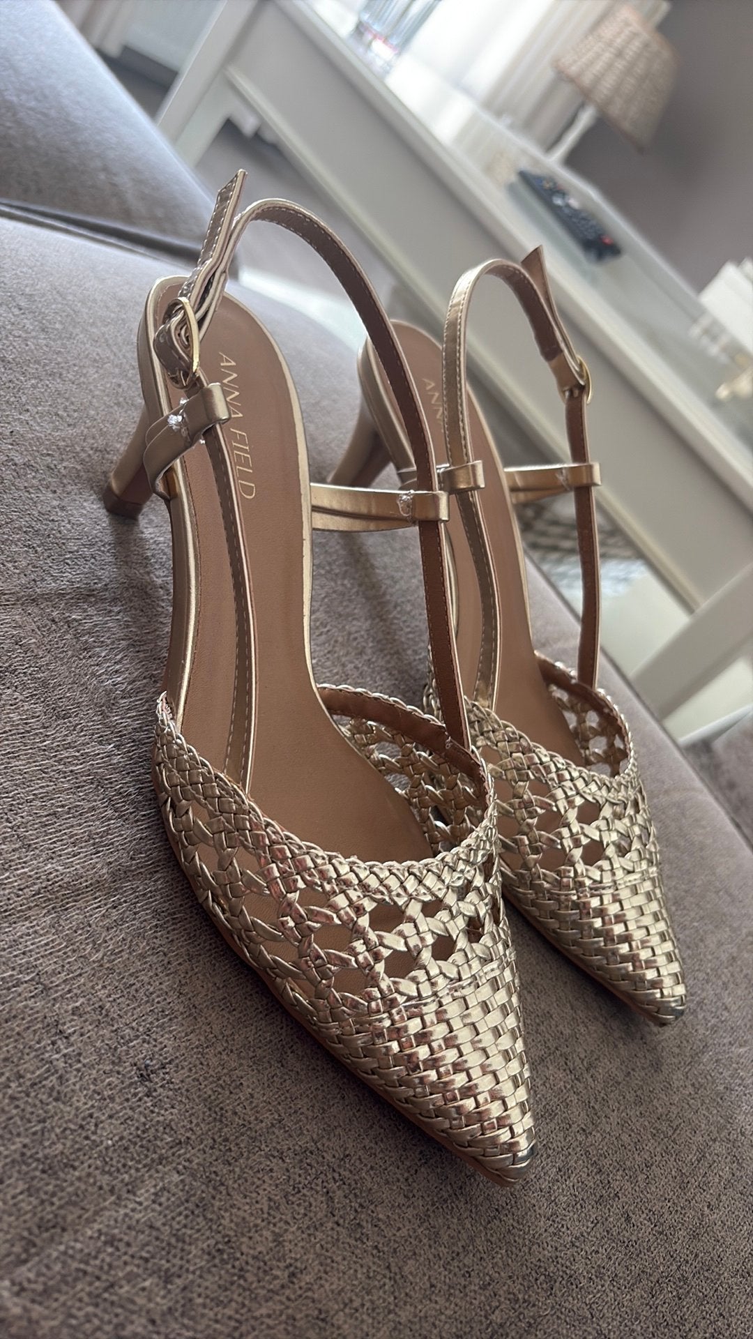 Anna Field slingbacks 1x gedragen!, Kleding | Dames, Ophalen, Schoenen met lage hakken, Overige kleuren, Zo goed als nieuw
