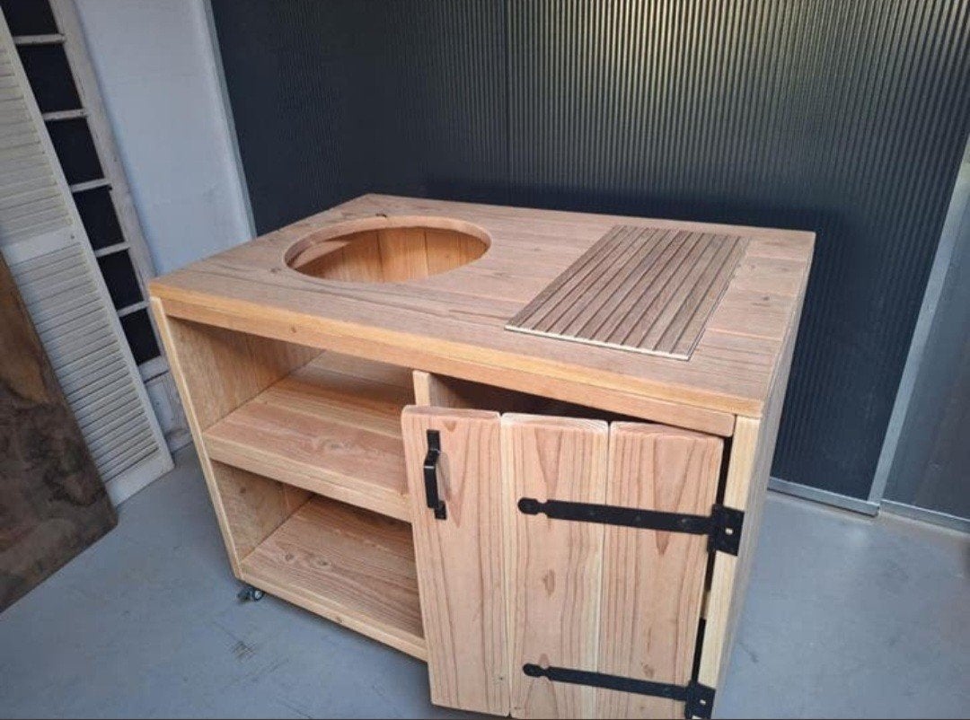Douglas buitenkeuken Kamado Green egg bbq Basterd🍖🥩🥓🍔, Tuin en Terras, Buitenkeukens, Ophalen of Verzenden, Nieuw, Houtskool