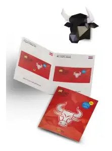 Gesealde Crypto Stamp 4.0 Bundel STIER – AT & NL + 3D Masker, Ophalen of Verzenden, Na 1940, Postfris