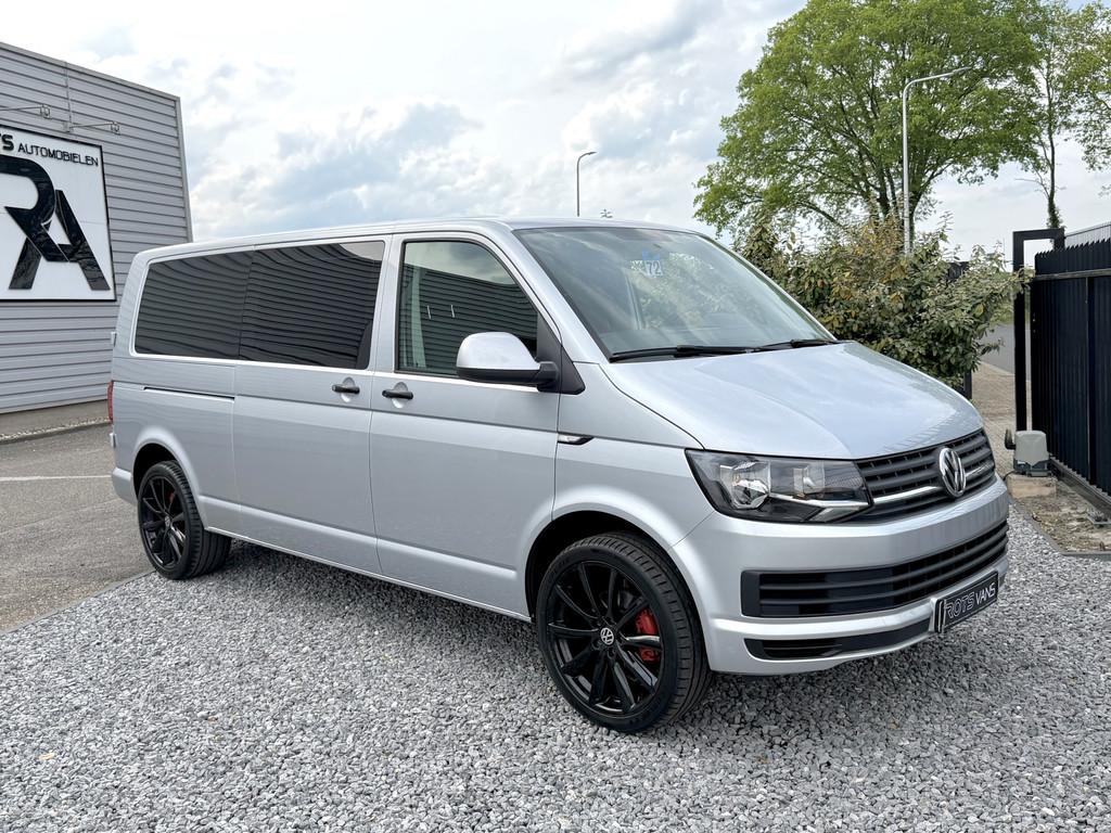 Volkswagen Transporter 2.0 TDI Extra Lang T6 150PK Dubbel Ca, Auto's, Bestelauto's, Voorwielaandrijving, Stof, Gebruikt, 4 cilinders