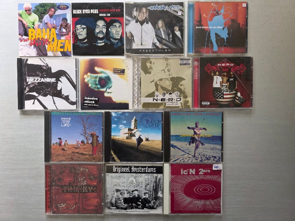 13 CD's Hiphop & Rap N*E*R*D, Tricky, Arrested Development, Ophalen of Verzenden, Gebruikt