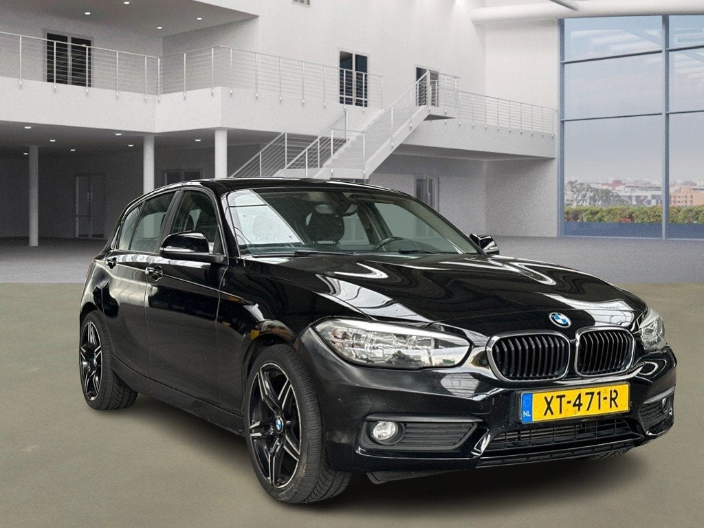 BMW 1-serie 116d M Sport, Start-stop-systeem, Gebruikt, Euro 6, Zwart