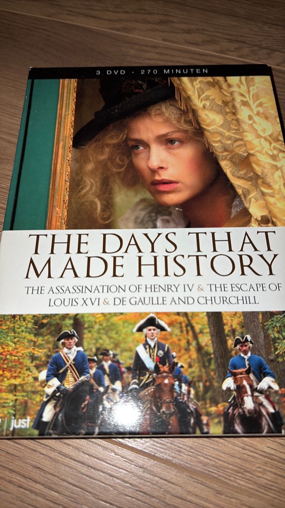 The Days That Made History met 3 dvd’s., Cd's en Dvd's, Vanaf 16 jaar, Ophalen of Verzenden, Zo goed als nieuw, Actie en Avontuur