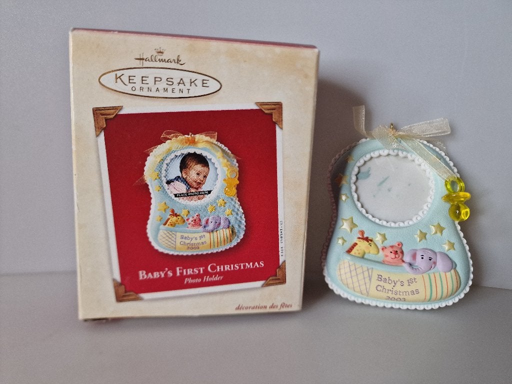 Hallmark Baby's First Christmas Ornament fotolijstje 2003, Ophalen of Verzenden, Zo goed als nieuw