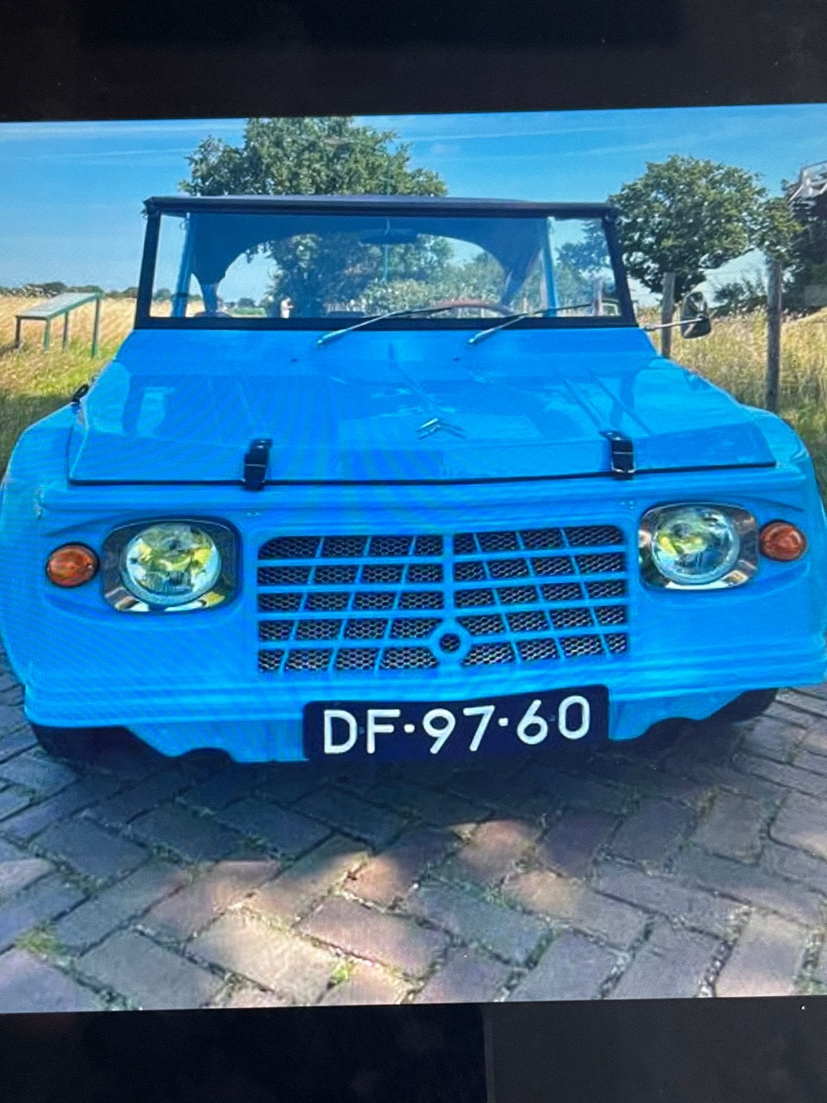 Oldtimer Citroën Mehari 1972 Blauw, 473 kg, 602 cc, Cabriolet, Bedrijf