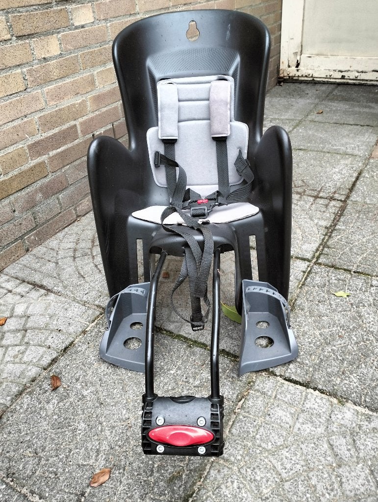 Kinderzitje voor de fiets, Fietsen en Brommers, Fietsaccessoires | Fietsstoeltjes, Ophalen, Achterzitje, 22 t/m 36 kg, Polisport achterzitje