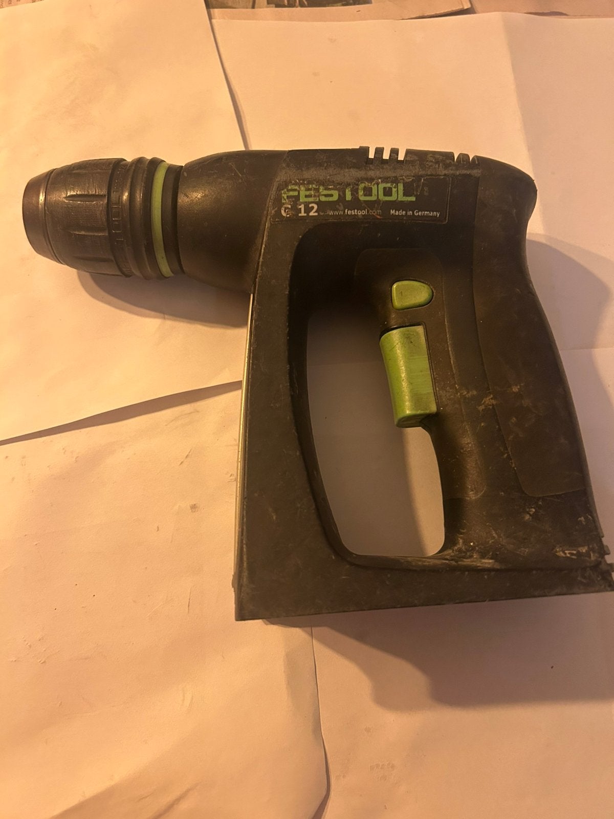 Festool C 12 schroefmachine defect, Ophalen of Verzenden, Zo goed als nieuw, Minder dan 400 watt, Boor- en Schroefmachine
