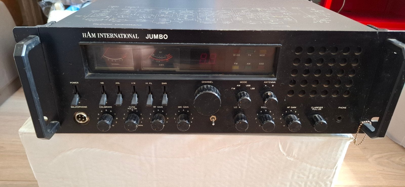 Ham Interbational Jumbo Basis met Echo Master, Ophalen, Gebruikt, Zender en Ontvanger