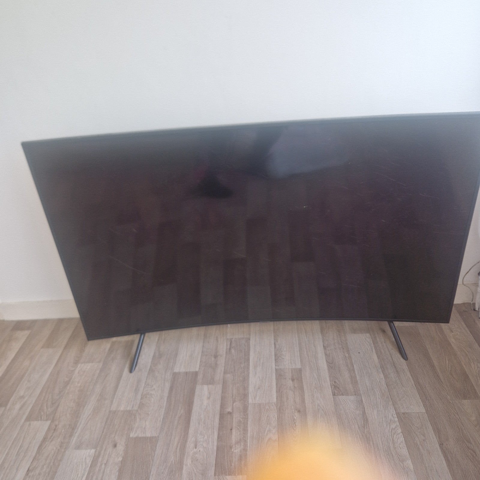 defect samsung curved 65 inch smart tv, Ophalen, 50 Hz, Samsung, 100 cm of meer