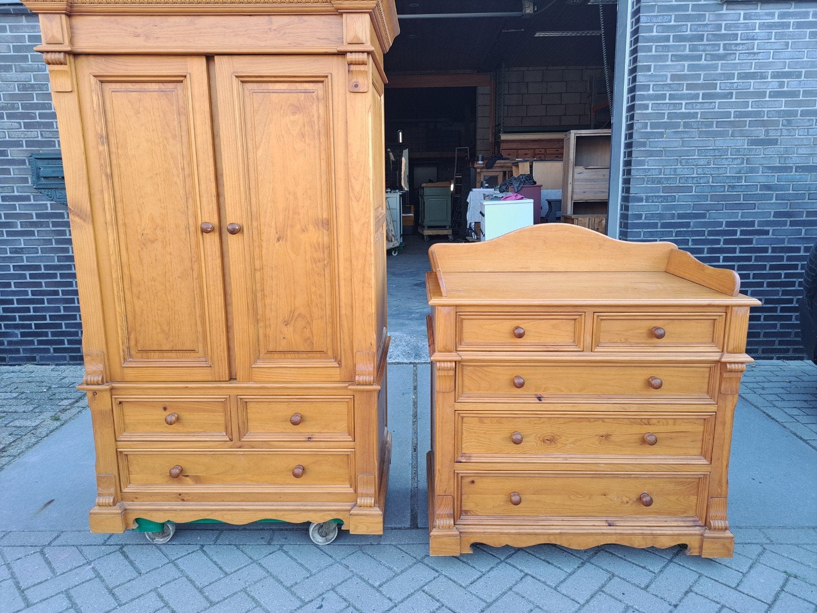 set kledingkast commode, R.kooij65@gmail.com, Kast, 50 tot 70 cm, 105 cm of meer
