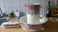 Art deco lampetstel, 3-delig, Ophalen of Verzenden