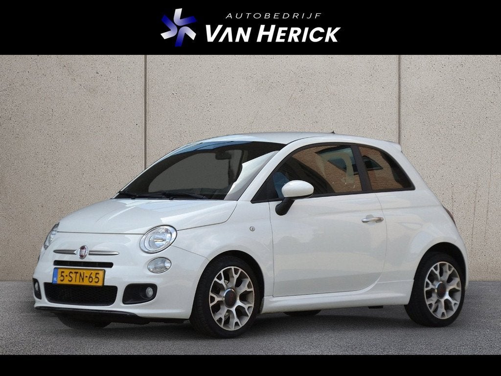Fiat 500 0.9 TwinAir 500S | Airco | EL. Ramen | Bluetooth, Voorwielaandrijving, 86 pk, Gebruikt, Leder en Stof