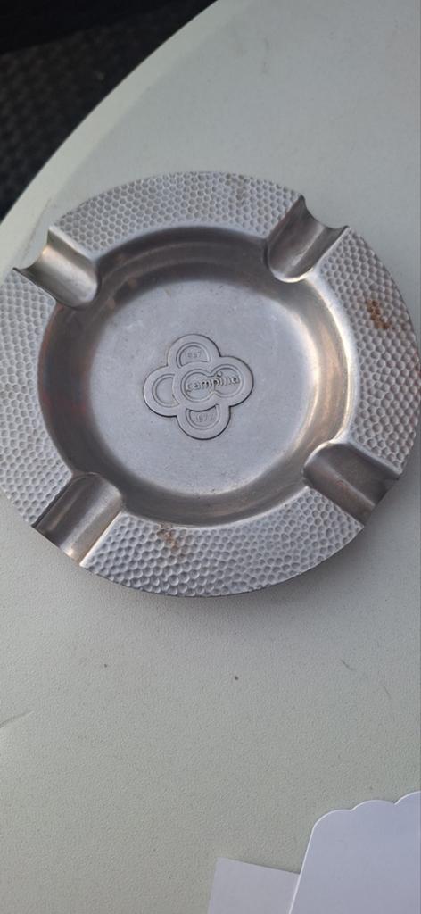 Campina rvs asbak uit 1972 (24526), Verzamelen, Campina, ., Ophalen of Verzenden, Zo goed als nieuw