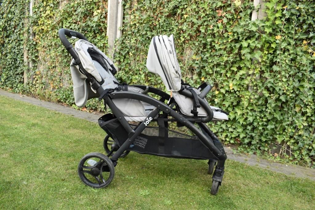 Joie Evalite Duo dubbele wandelwagen te koop., Kinderen en Baby's, Gebruikt, Duowagen, Ophalen, Kinderwagen