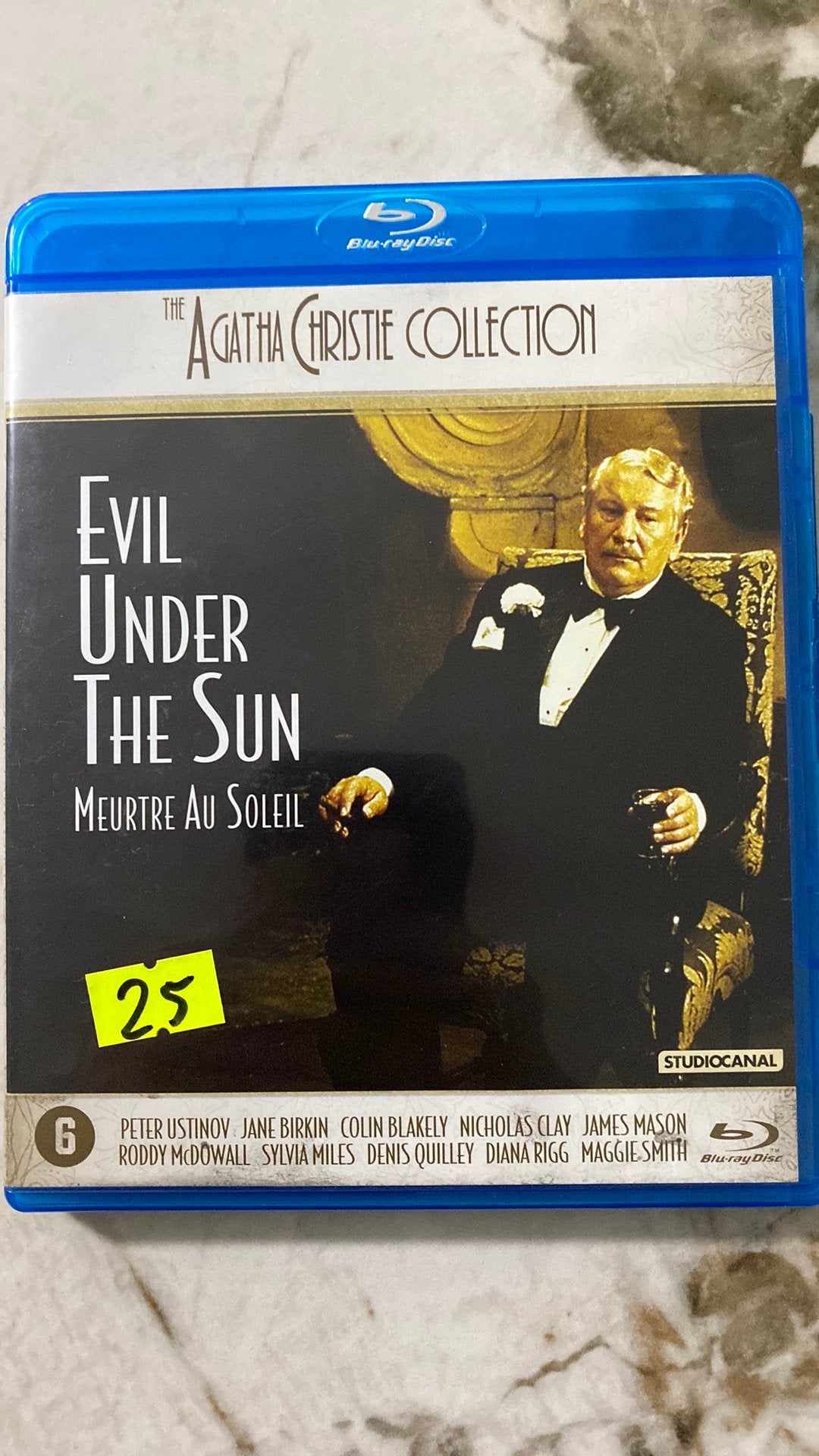 Evil under the sun blu ray NL versie, Cd's en Dvd's, Ophalen of Verzenden, Zo goed als nieuw, Horror