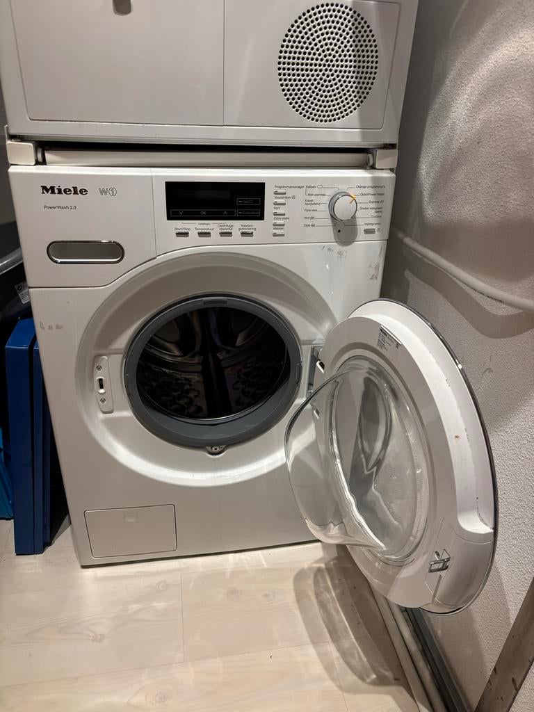 Miele W1 PowerWash 2.0 Wasmachine, Witgoed en Apparatuur, Wasmachines, Gebruikt, Voorlader, 8 tot 10 kg, 85 tot 90 cm, 1200 tot 1600 toeren