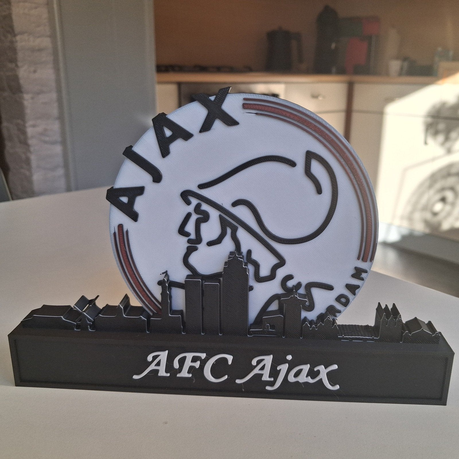 3D Geprinte Emblemen: Ajax Amsterdam & NEC Nijmegen, Ophalen of Verzenden, Ajax