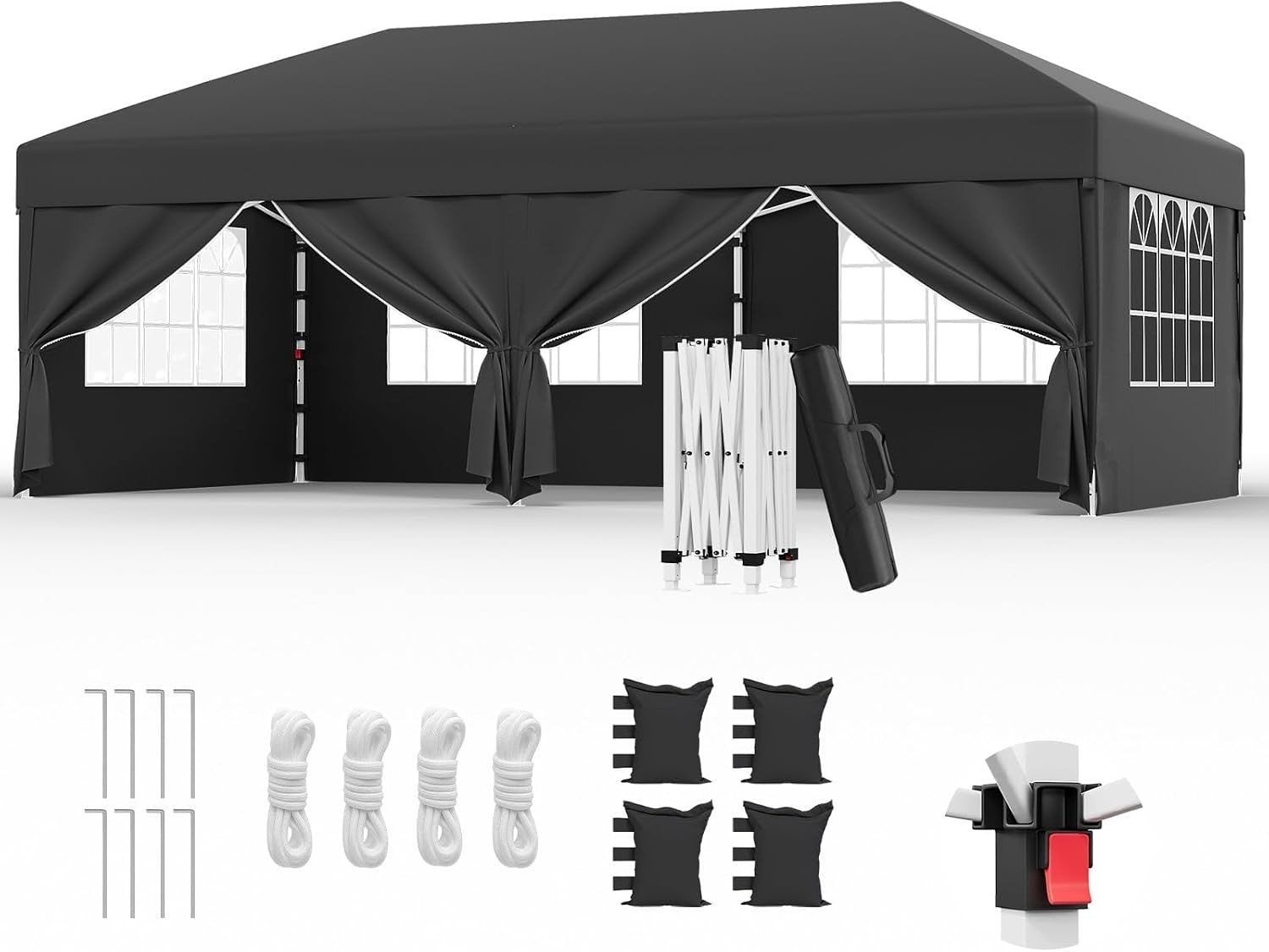 Nieuwe Partytent 3x6m - Ideaal voor Feesten en Evenementen, Ophalen, Opvouwbaar, Partytent, Nieuw