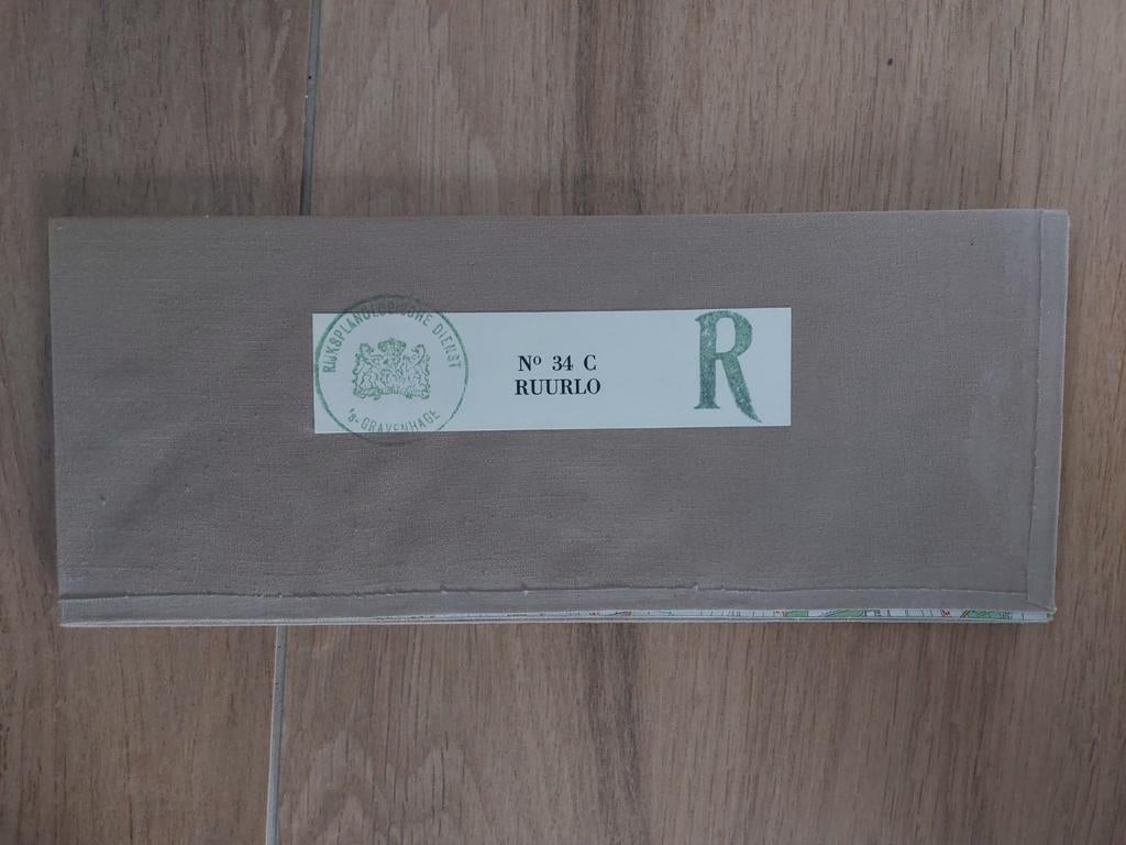34C Ruurlo Barchem Huize Zelle Veldhoek Stafkaart uit 1977, Boeken, Topografische Dienst Nederland, Ophalen of Verzenden, 1800 tot 2000