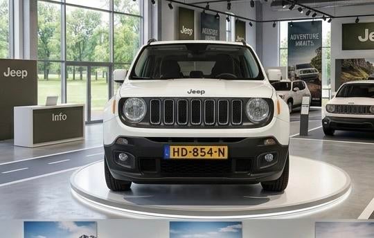 Jeep Renegade 1.4 Multiair Turbo 103KW 2WD AUT 2015 Wit, 1295 kg, 4 cilinders, Wit, Origineel Nederlands