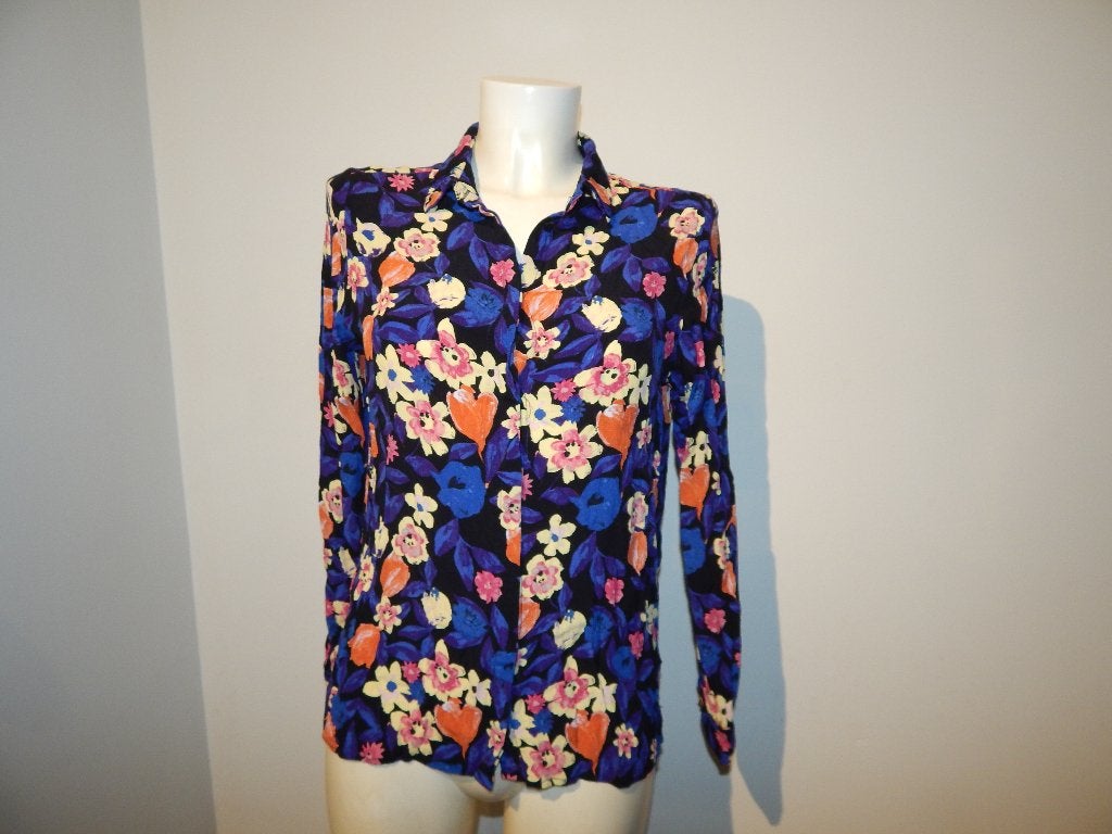 Fabienne Chapot blouse bloemen print mooie tinten 40